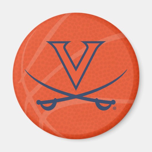 Virginia Cavaliers Basketbal Magneet (Voorkant)