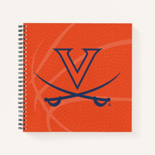 Virginia Cavaliers Basketbal Notitieboek (Voorkant)