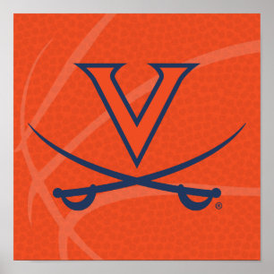 Virginia Cavaliers Basketbal Poster