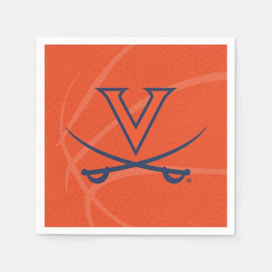 Virginia Cavaliers Basketbal Servet (Voorkant)