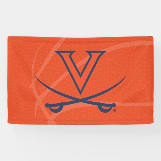 Virginia Cavaliers Basketbal Spandoek (Horizontaal)