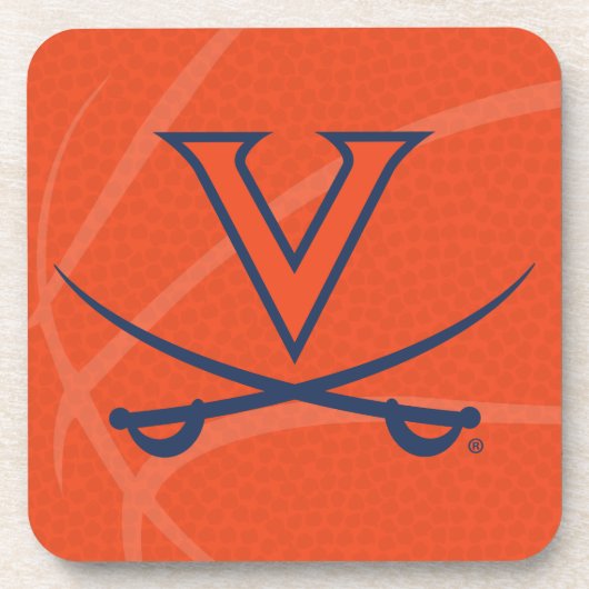 Virginia Cavaliers Basketball Bier Onderzetter (Voorkant)