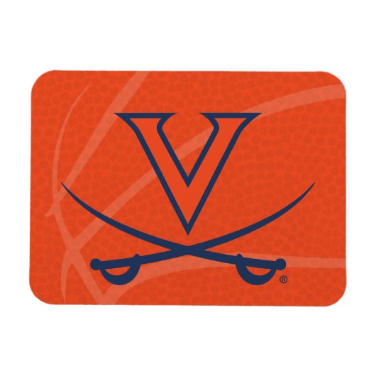 Virginia Cavaliers Basketball Magneet (Horizontaal)