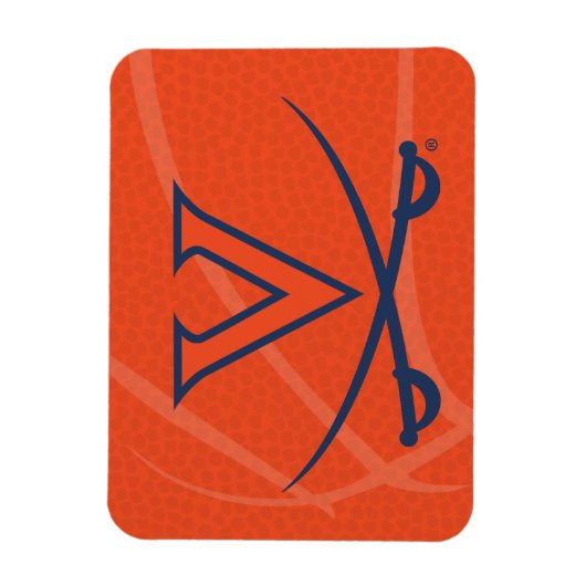 Virginia Cavaliers Basketball Magneet (Verticaal)