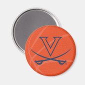 Virginia Cavaliers Basketball Magneet (Voorkant / Achterkant)