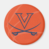 Virginia Cavaliers Basketball Magneet (Voorkant)