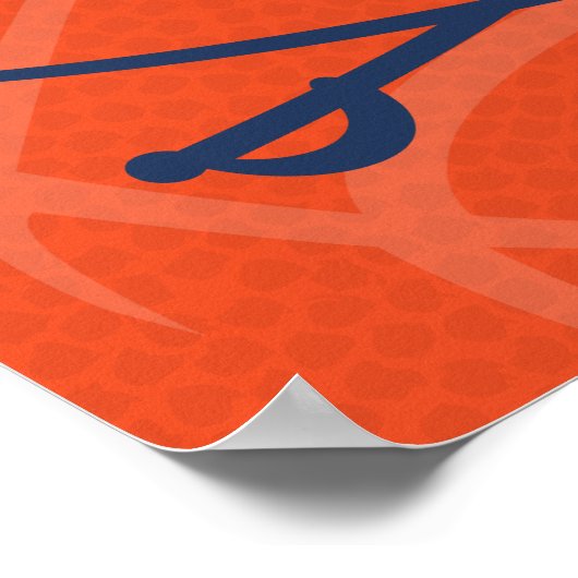 Virginia Cavaliers Basketball Poster (Hoek)