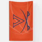 Virginia Cavaliers Basketball Spandoek (Verticaal)