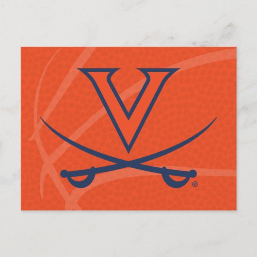 Virginia Cavaliers Basketball Uitnodiging Briefkaart (Voorkant)