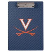 Virginia Cavaliers Carbon Fiber Klembord (Voorkant)