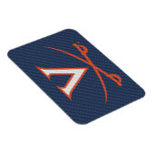 Virginia Cavaliers Carbon Fiber Magneet (Rechterzijde)
