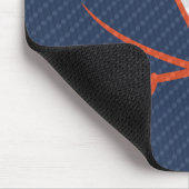 Virginia Cavaliers Carbon Fiber Muismat (Hoek)