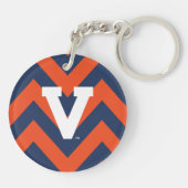Virginia Cavaliers Chevron Sleutelhanger (Achterkant)
