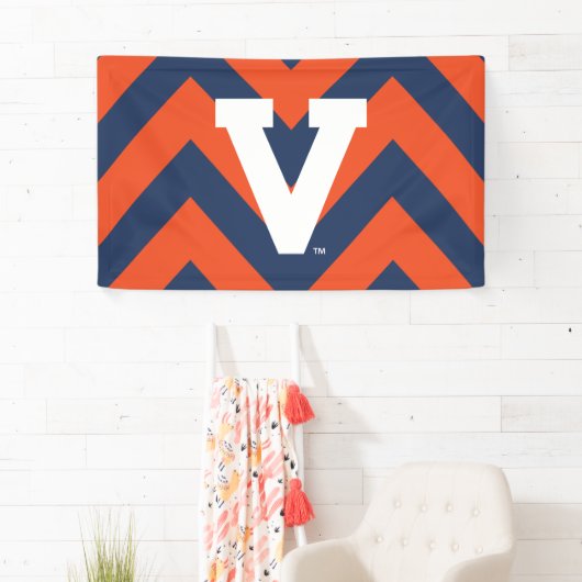 Virginia Cavaliers Chevron Spandoek (Insitu)