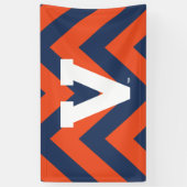 Virginia Cavaliers Chevron Spandoek (Verticaal)