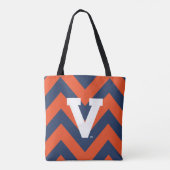 Virginia Cavaliers Chevron Tote Bag (Achterkant)