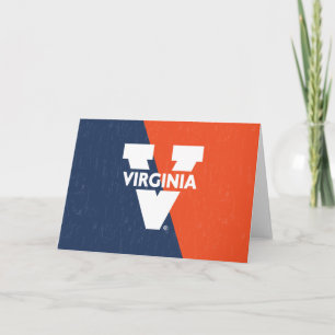 Virginia Cavaliers Color Block Disted Kaart