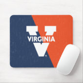 Virginia Cavaliers Color Block Distress Muismat (Met muis)