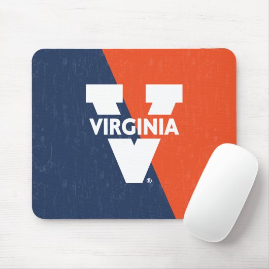 Virginia Cavaliers Color Block Distress Muismat (Met muis)