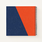 Virginia Cavaliers Color Block Distress Notitieboek (Achterkant)