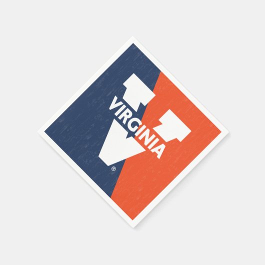 Virginia Cavaliers Color Block Distress Servet (Hoek)