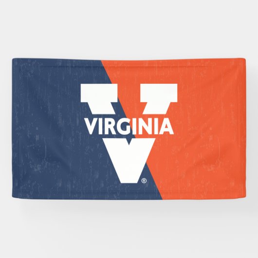 Virginia Cavaliers Color Block Distress Spandoek (Horizontaal)