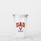 Virginia Cavaliers Dad Acryl Drinkbeker (Voorkant)