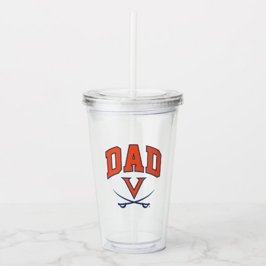 Virginia Cavaliers Dad Acryl Drinkbeker (Voorkant)