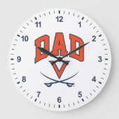 Virginia Cavaliers Dad Grote Klok (Voorkant)