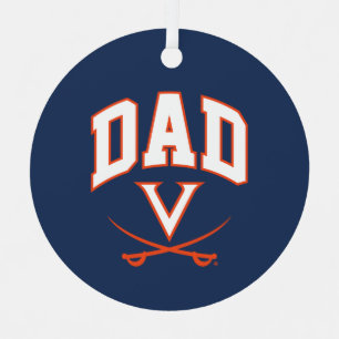 Virginia Cavaliers Dad Metalen Ornament