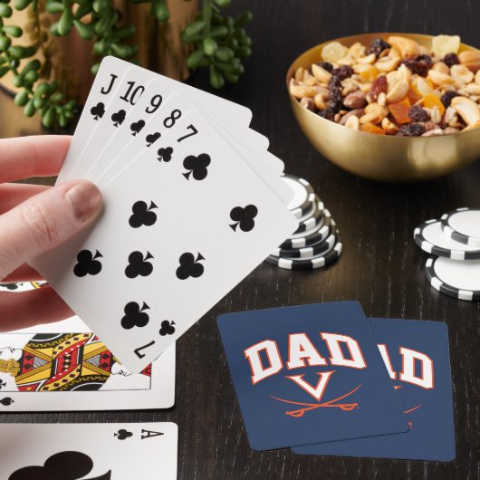 Virginia Cavaliers Dad Pokerkaarten (Insitu)