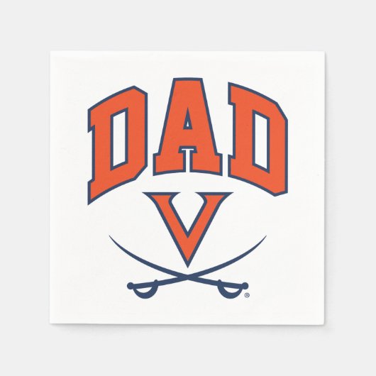 Virginia Cavaliers Dad Servet (Voorkant)