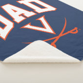 Virginia Cavaliers Dad Sherpa Deken (3/4)