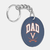 Virginia Cavaliers Dad Sleutelhanger (Voorkant Links)