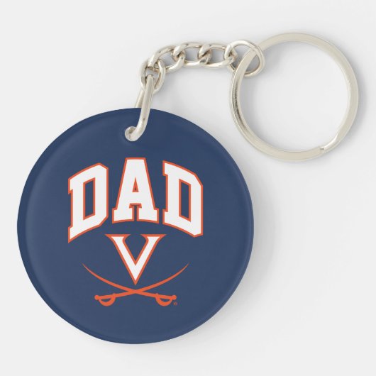 Virginia Cavaliers Dad Sleutelhanger (Achterkant)