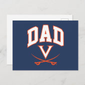 Virginia Cavaliers Dad Uitnodiging Briefkaart (Voorkant / Achterkant)
