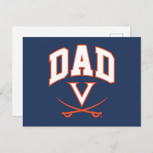 Virginia Cavaliers Dad Uitnodiging Briefkaart (Voorkant / Achterkant)
