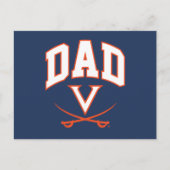 Virginia Cavaliers Dad Uitnodiging Briefkaart (Voorkant)