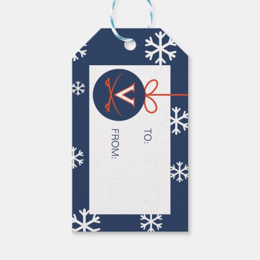 Virginia Cavaliers | Feestdagen Cadeaulabel (Voorkant)