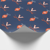 Virginia Cavaliers | Feestdagen Cadeaupapier (Hoek)