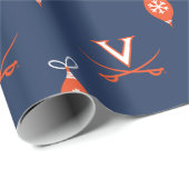 Virginia Cavaliers | Feestdagen Cadeaupapier (Rol Hoek)