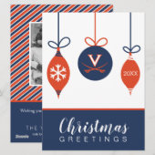 Virginia Cavaliers | Feestdagen Feestdagenkaart (Voorkant / Achterkant)