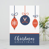 Virginia Cavaliers | Feestdagen Feestdagenkaart (Staand voorkant)
