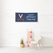 Virginia Cavaliers | Geboortedag Spandoek (Insitu)