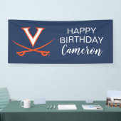 Virginia Cavaliers | Geboortedag Spandoek (Beurs)