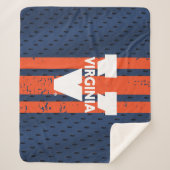 Virginia Cavaliers Jersey Sherpa Deken (Voorkant)