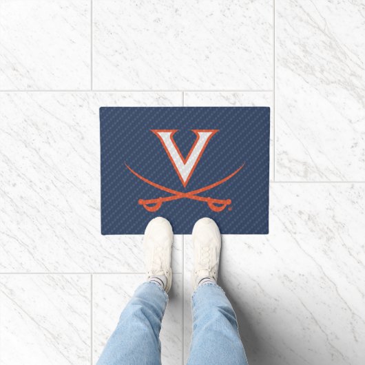 Virginia Cavaliers koolstofvezel Deurmat (Binnen)