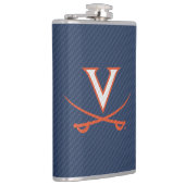Virginia Cavaliers koolstofvezel Heupfles (Rechts)
