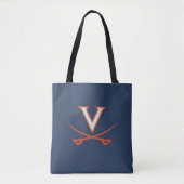 Virginia Cavaliers koolstofvezel Tote Bag (Voorkant)