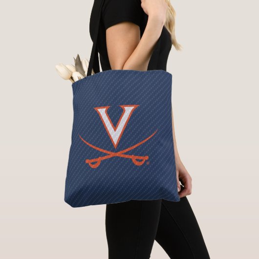 Virginia Cavaliers koolstofvezel Tote Bag (Dichtbij)
